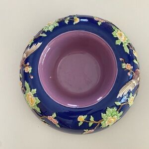 Antique Floral Decorative Bowl - Czecho Slovakia